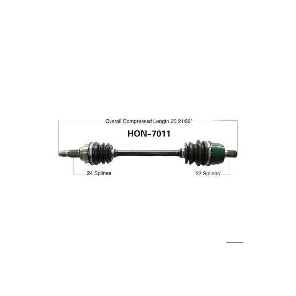 Wide Open OE Replacement CV Axle for HONDA REAR TRX650 4TRAX RINCON HON-7011 - main